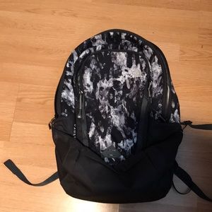 Black and white print backpack